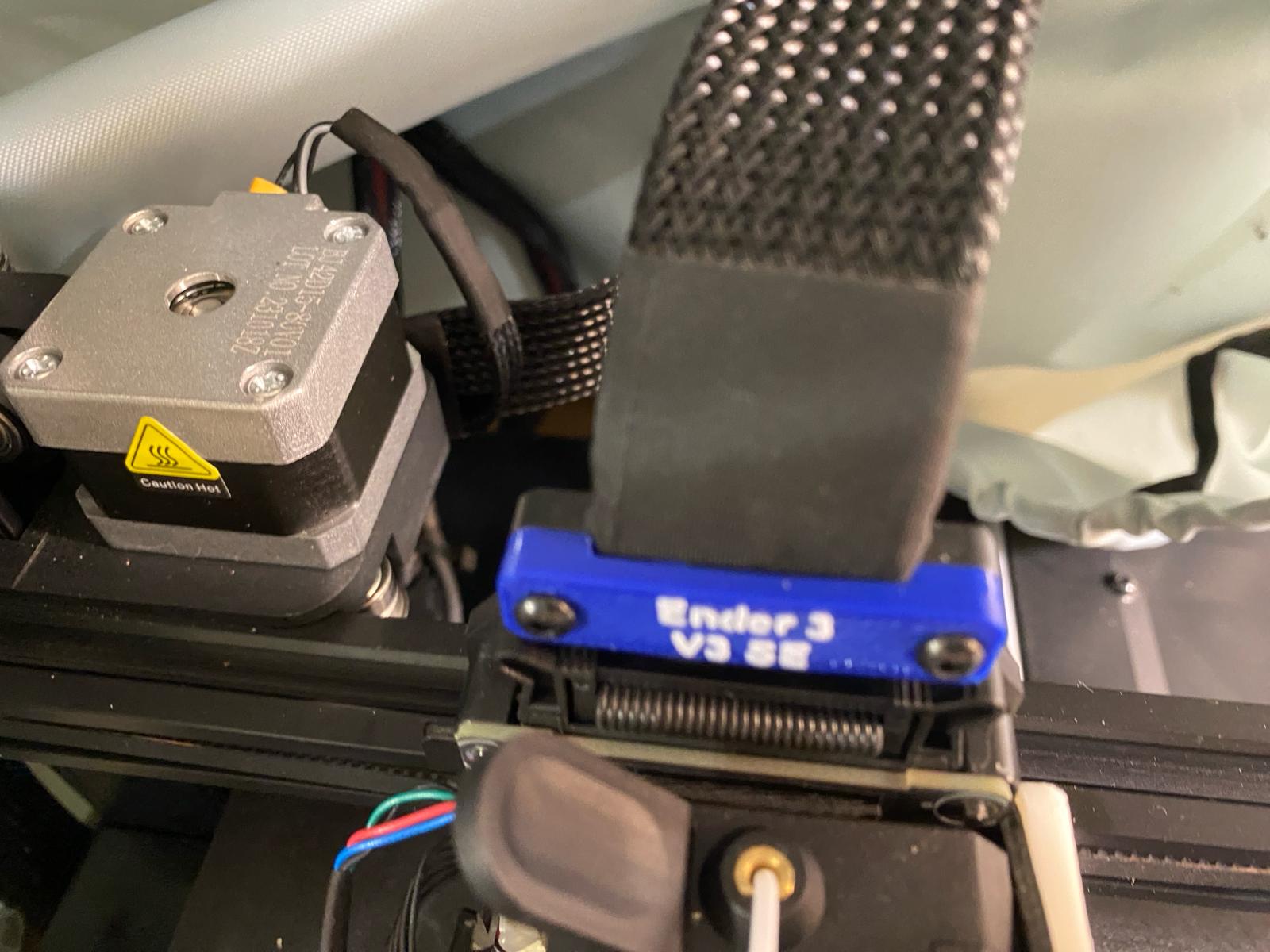 Ender 3 V3 SE Printkop Kabelklem