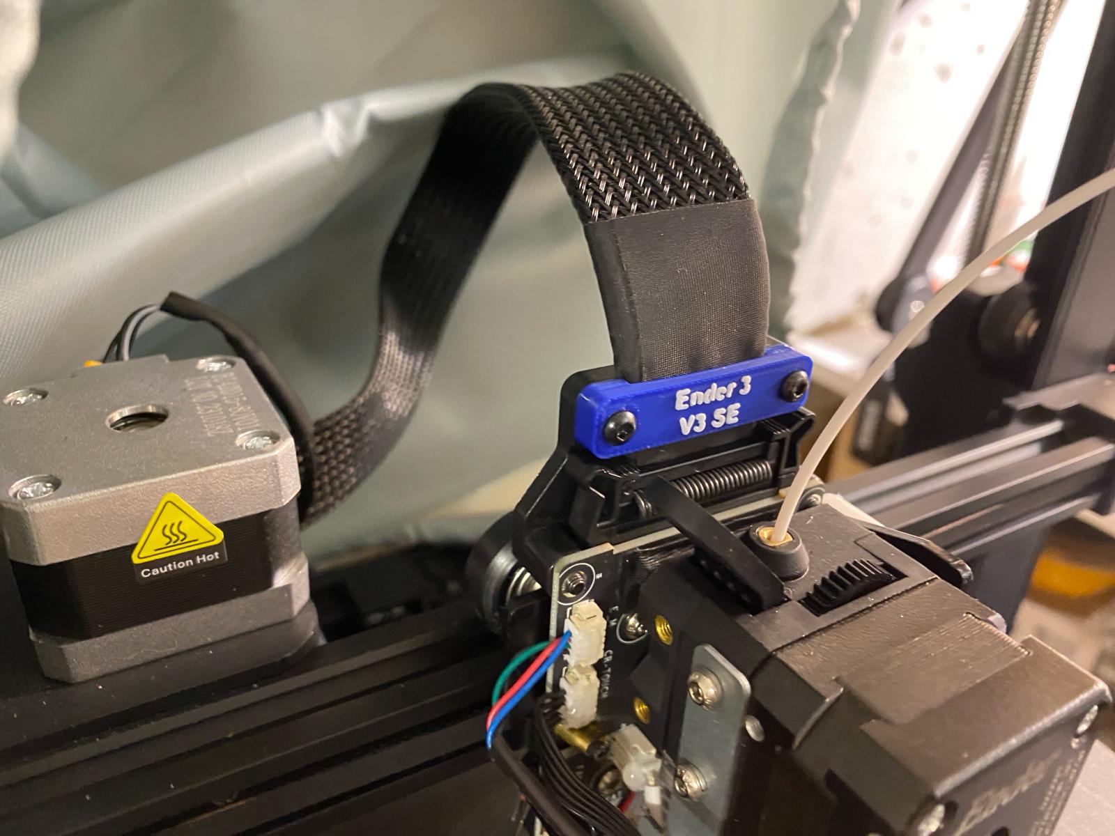 Ender 3 V3 SE Printkop Kabelklem