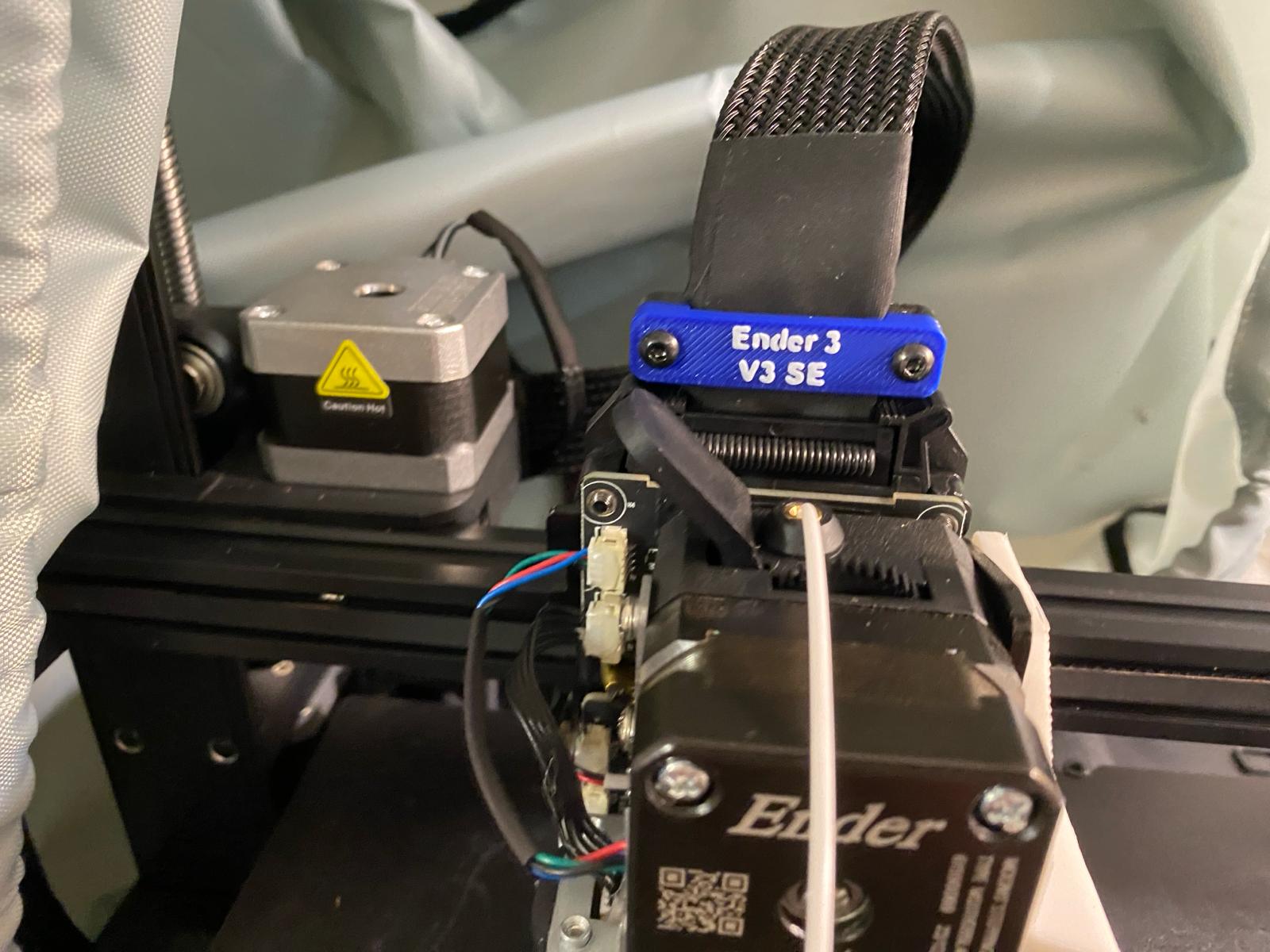 Ender 3 V3 SE Printkop Kabelklem