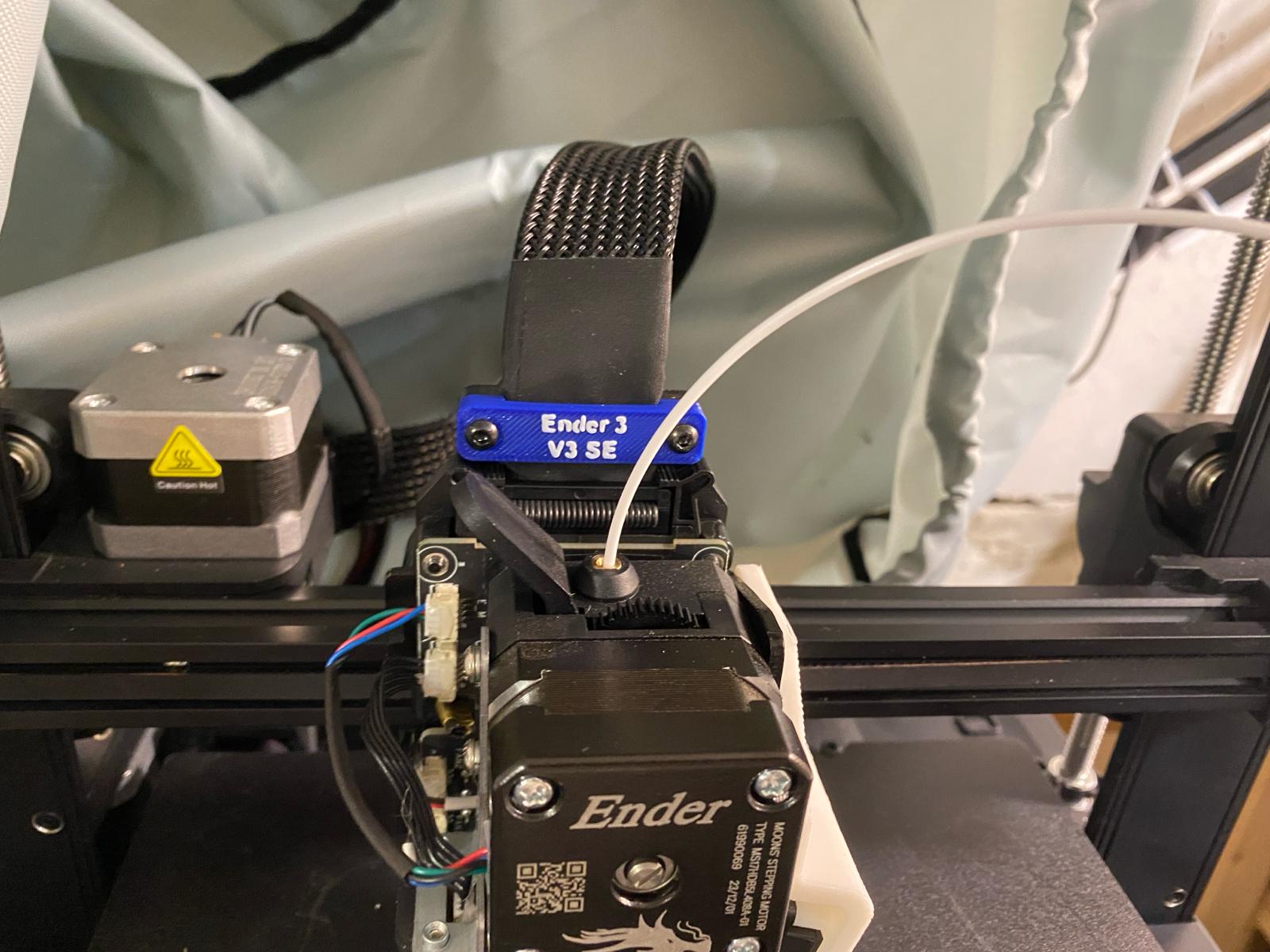 Ender 3 V3 SE Printkop Kabelklem