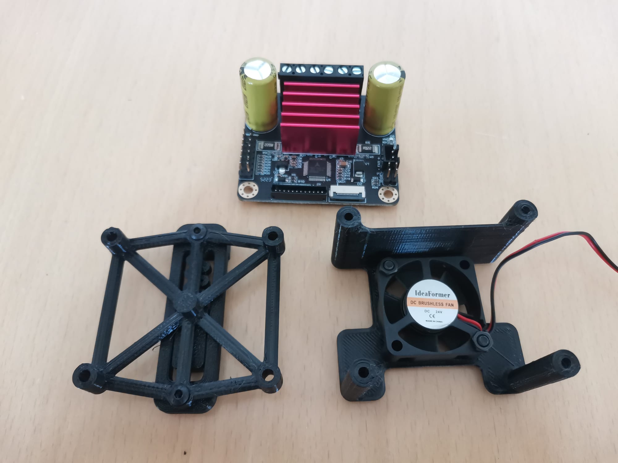 BTT TMC5160T Plus Koelhuis en DIN-railadapter voor stappenmotor