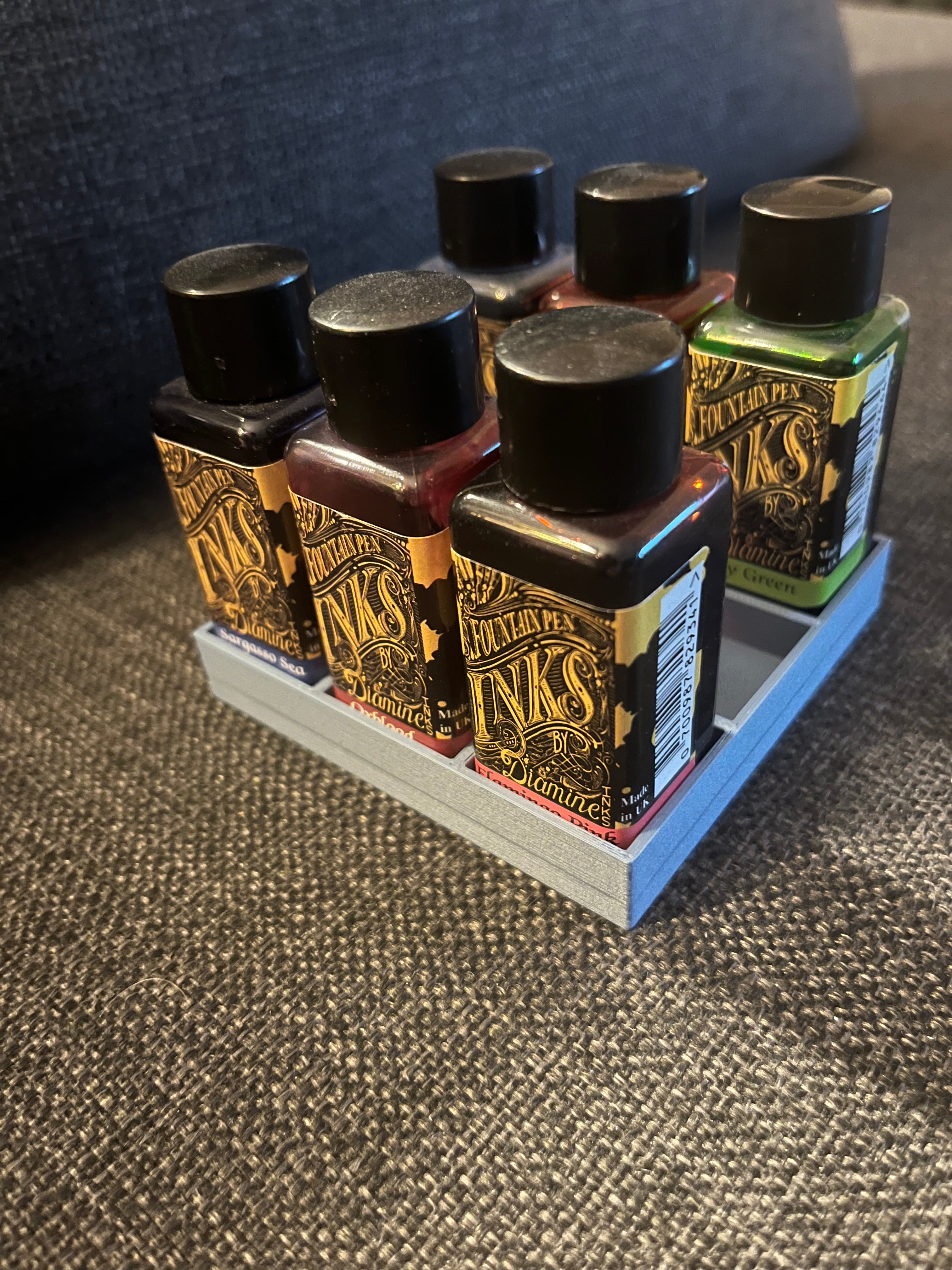 Stapelbare organizer voor Diamine inktflessen (30 ml)