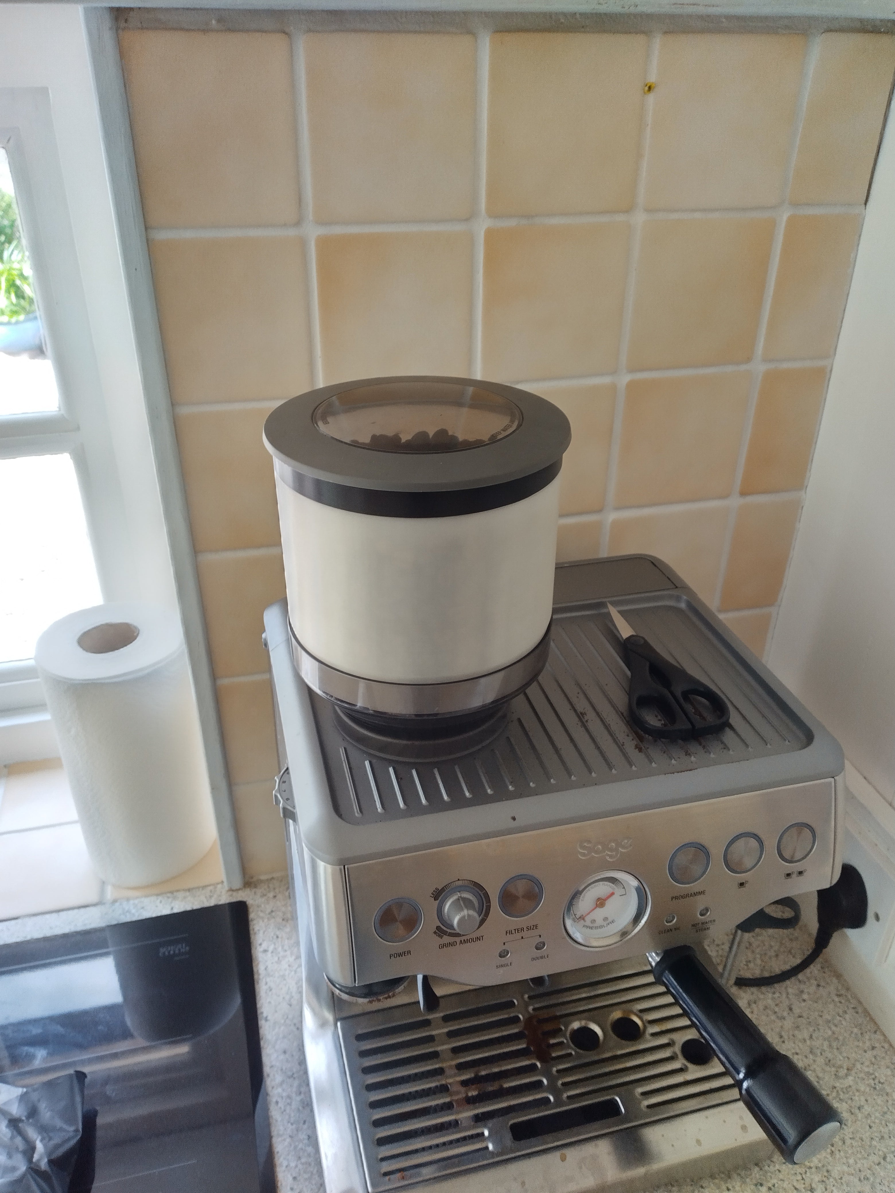 Hopper Verlenger voor Sage Breville Barista Express