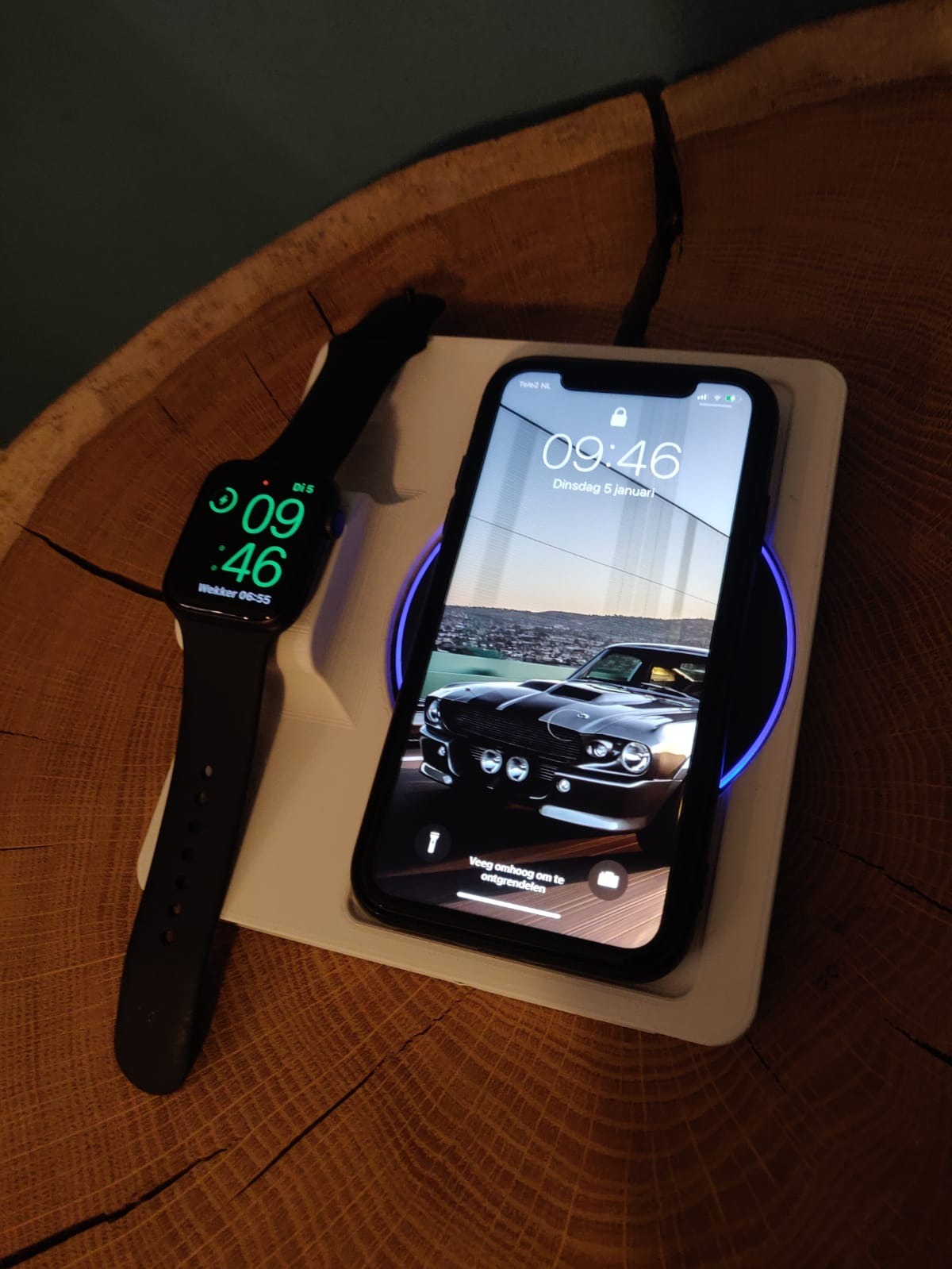 Apple Watch & Draadloos Qi oplaadstation