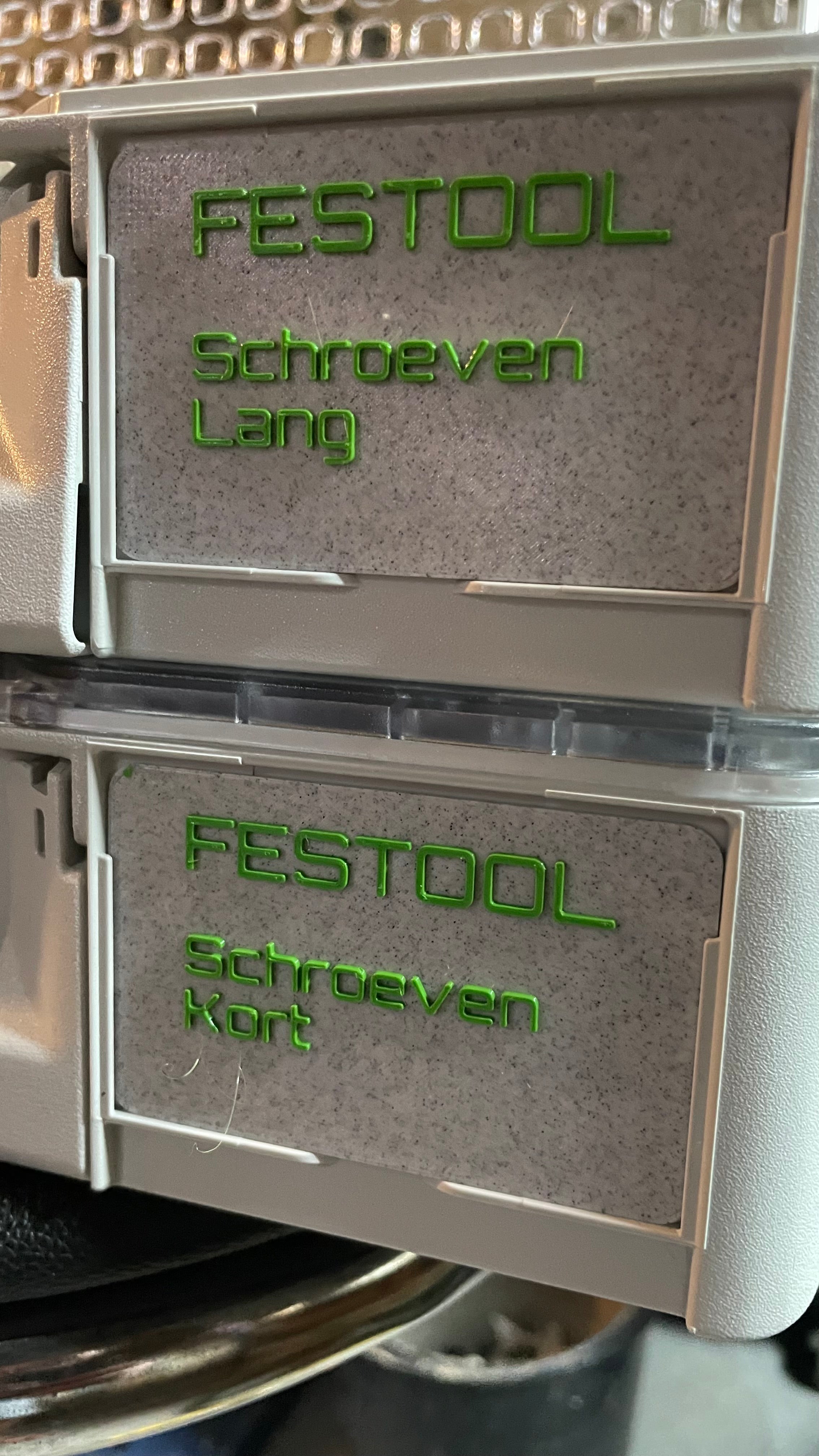 Festool Systainer Inhoudskaart voor SYS3 ORG M 89