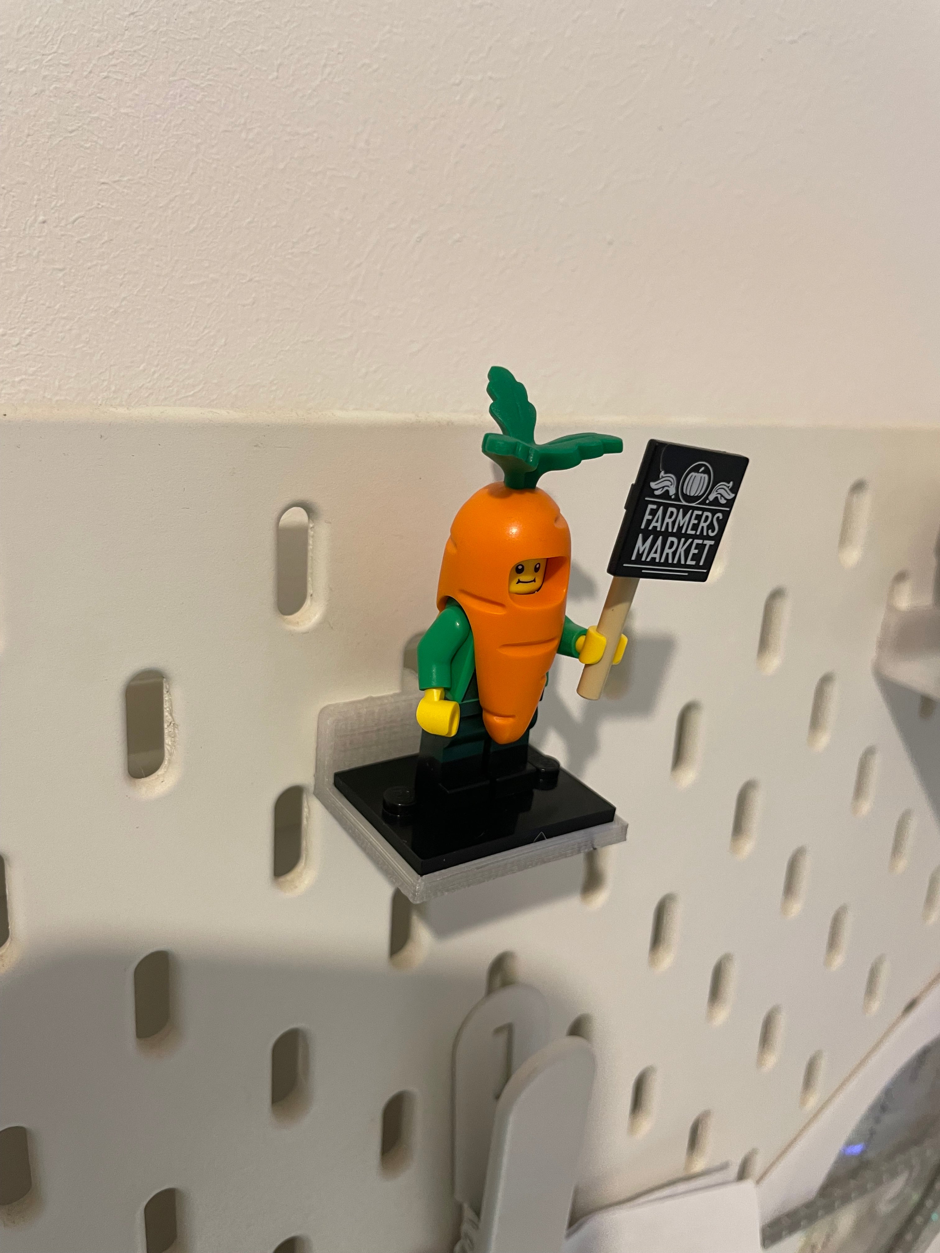 LEGO Minifigure Display voor IKEA SKADIS