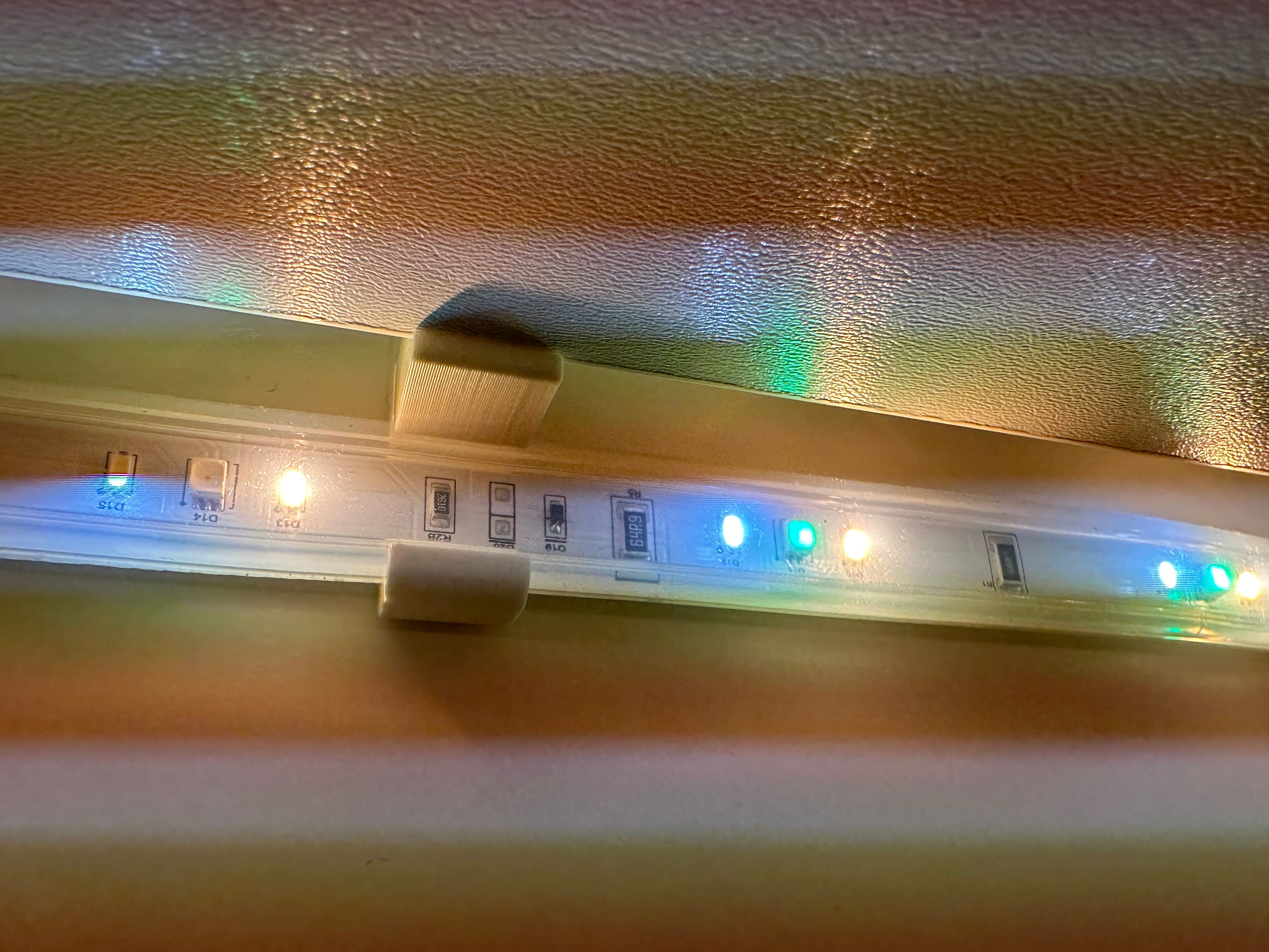 Hue Lightstrip Clips voor IKEA SMÅSTAD Bed - Zachte montage
