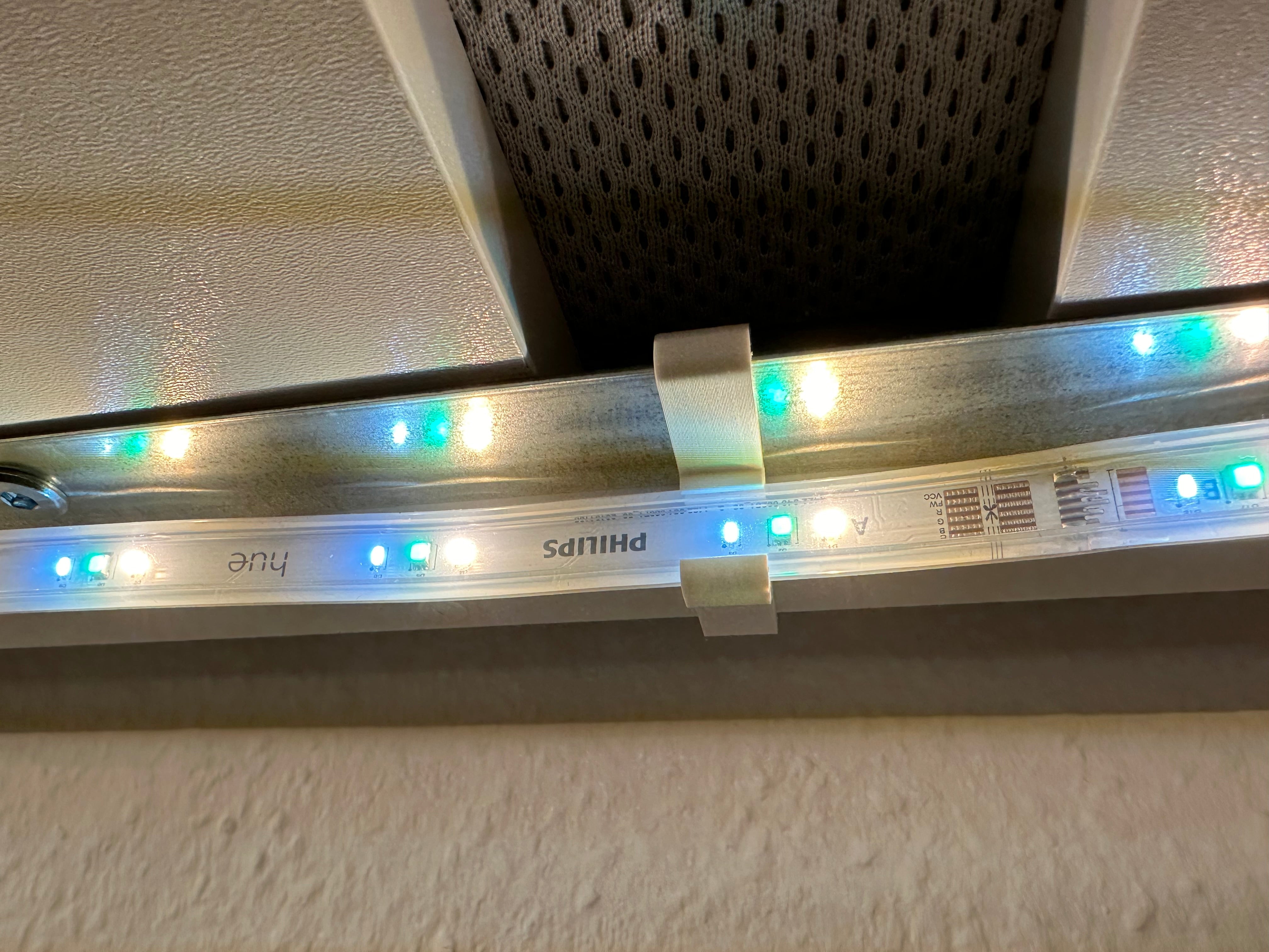 Hue Lightstrip Clips voor IKEA SMÅSTAD Bed - Zachte montage