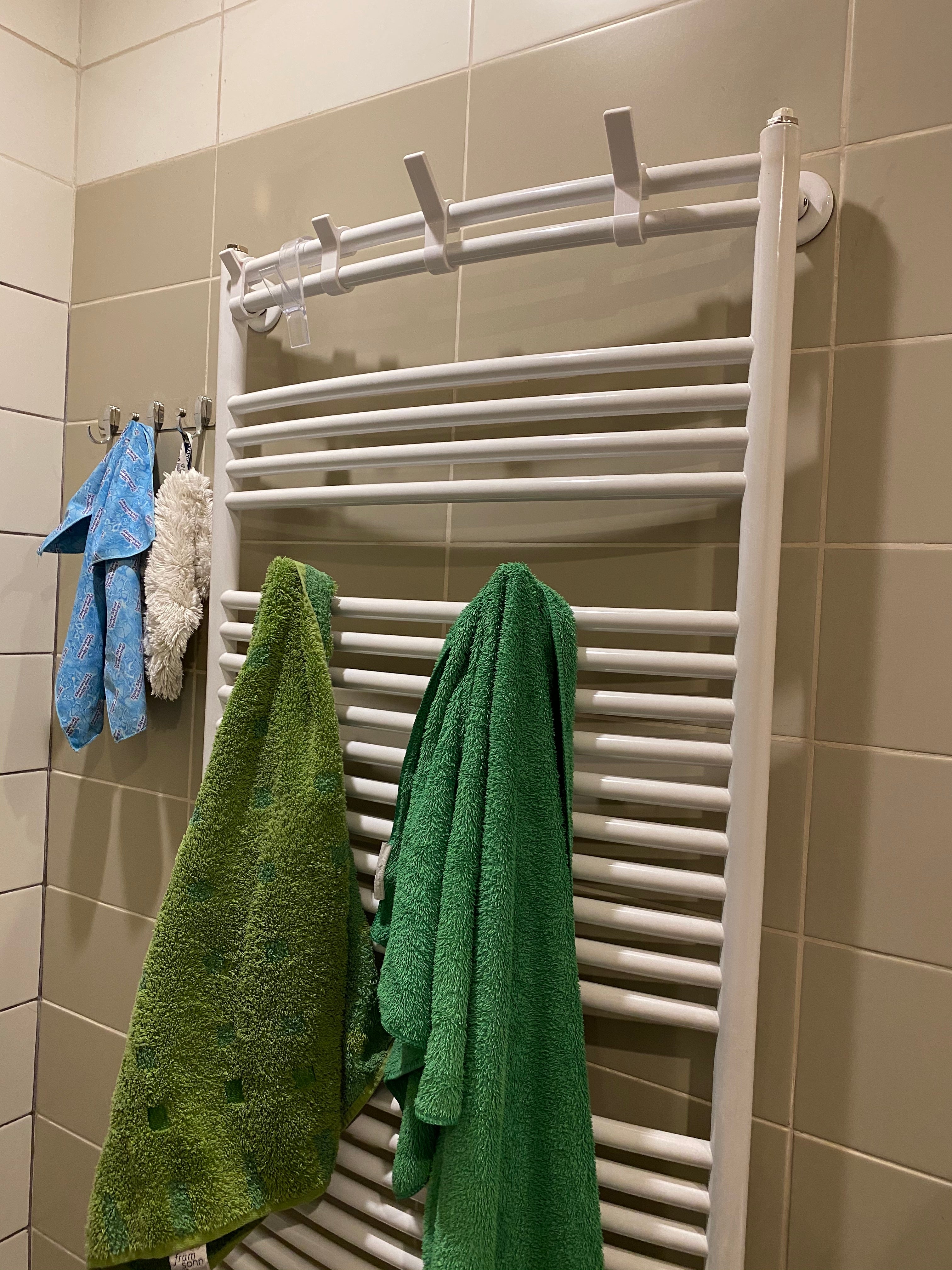 Perfect op maat gemaakt handdoekrek voor radiatoren