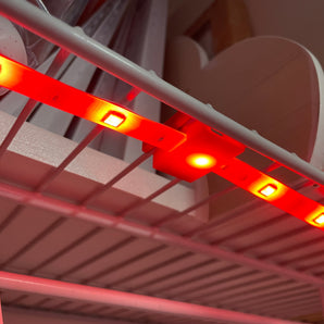 LED Strip Ophanging voor Roosterplanken