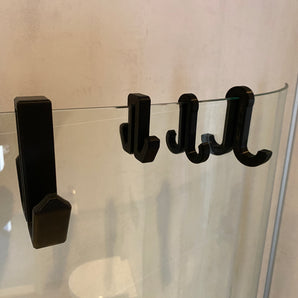 Handdoekhaak voor douchewand en -deur
