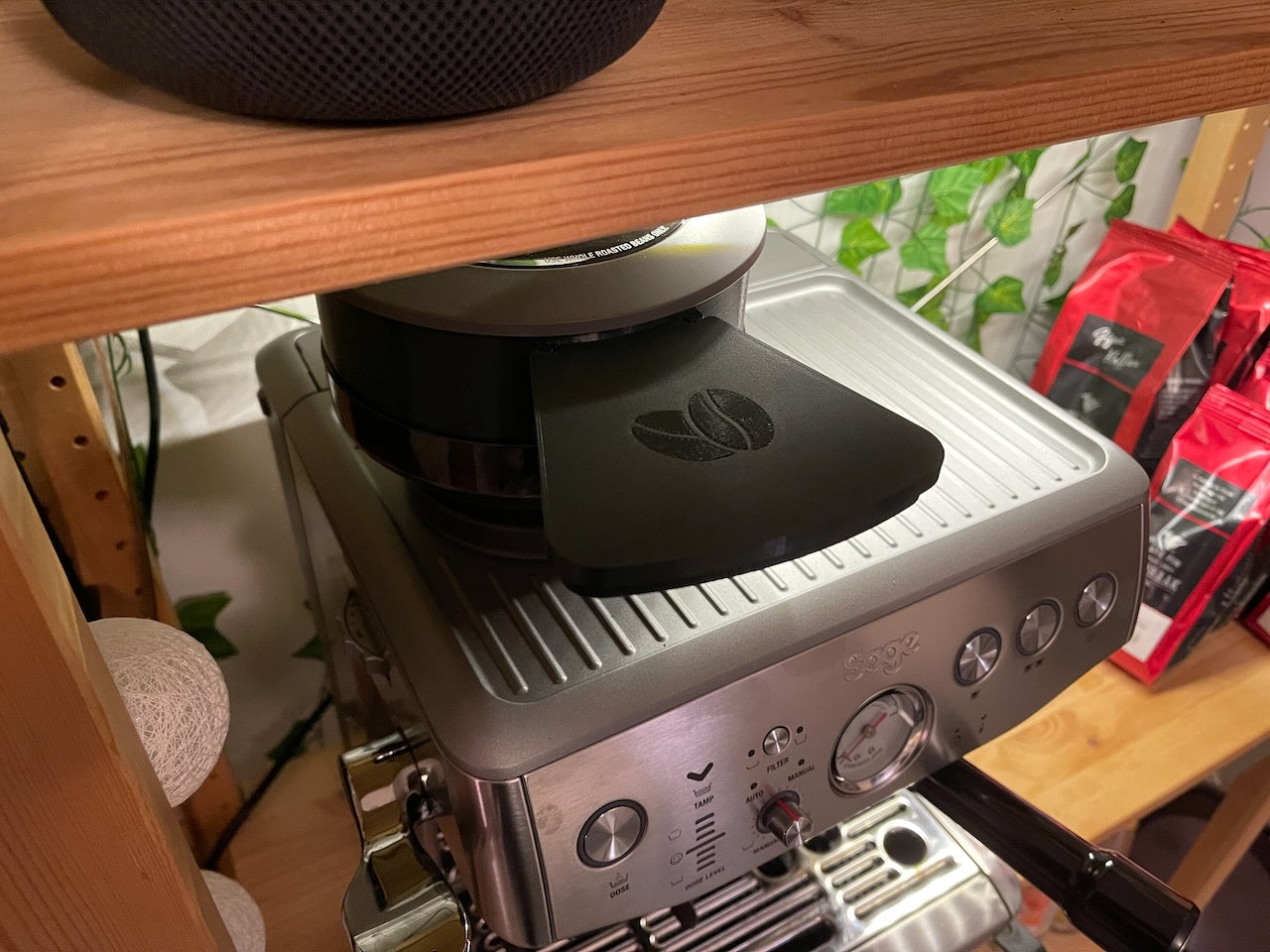 Sage Barista Express (Impress) Bonencontainer Verlengstuk met Vulgoot