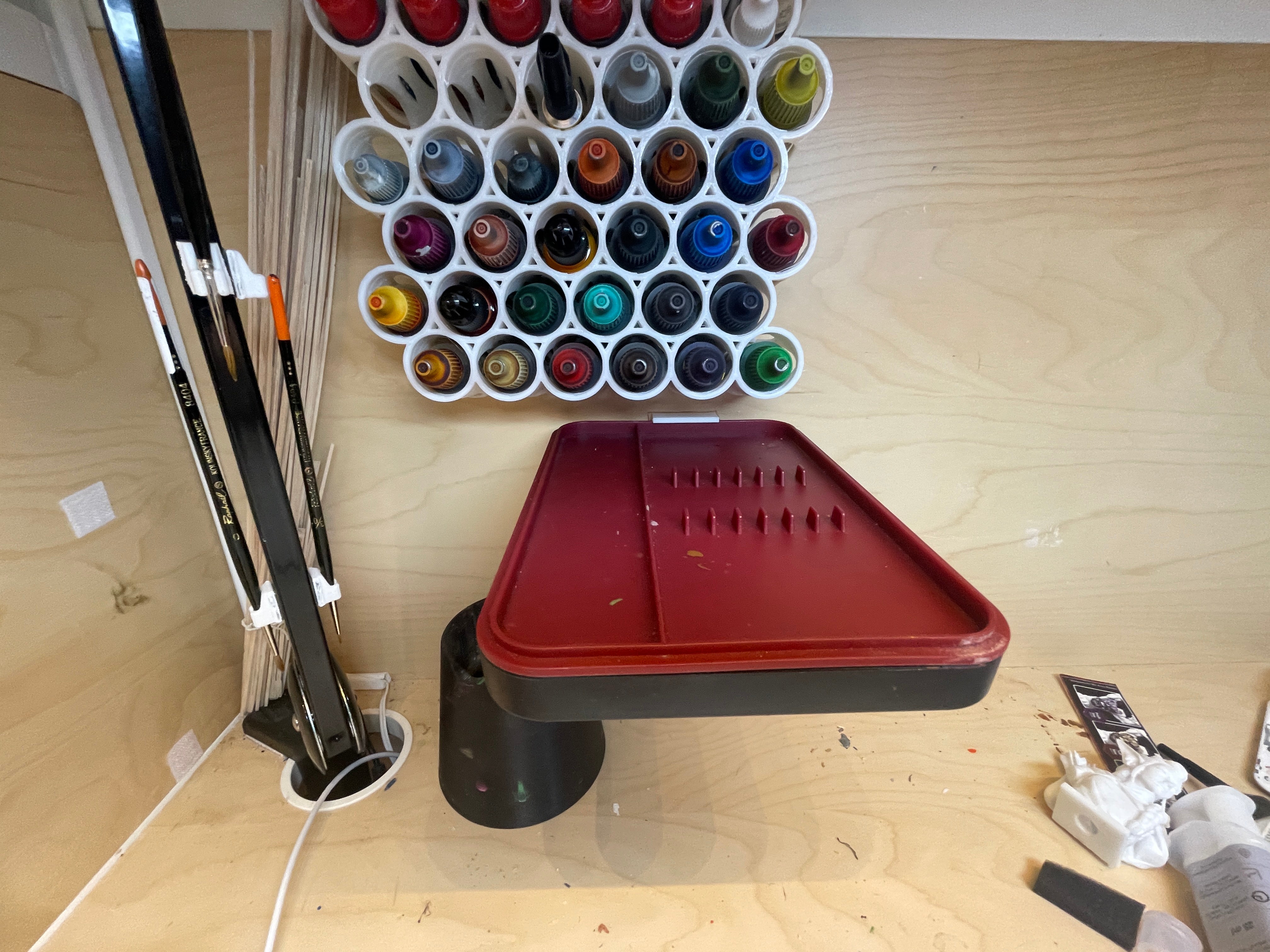 Army Painter Nat Palet Wandmontage - Optimale Ruimte voor Creativiteit