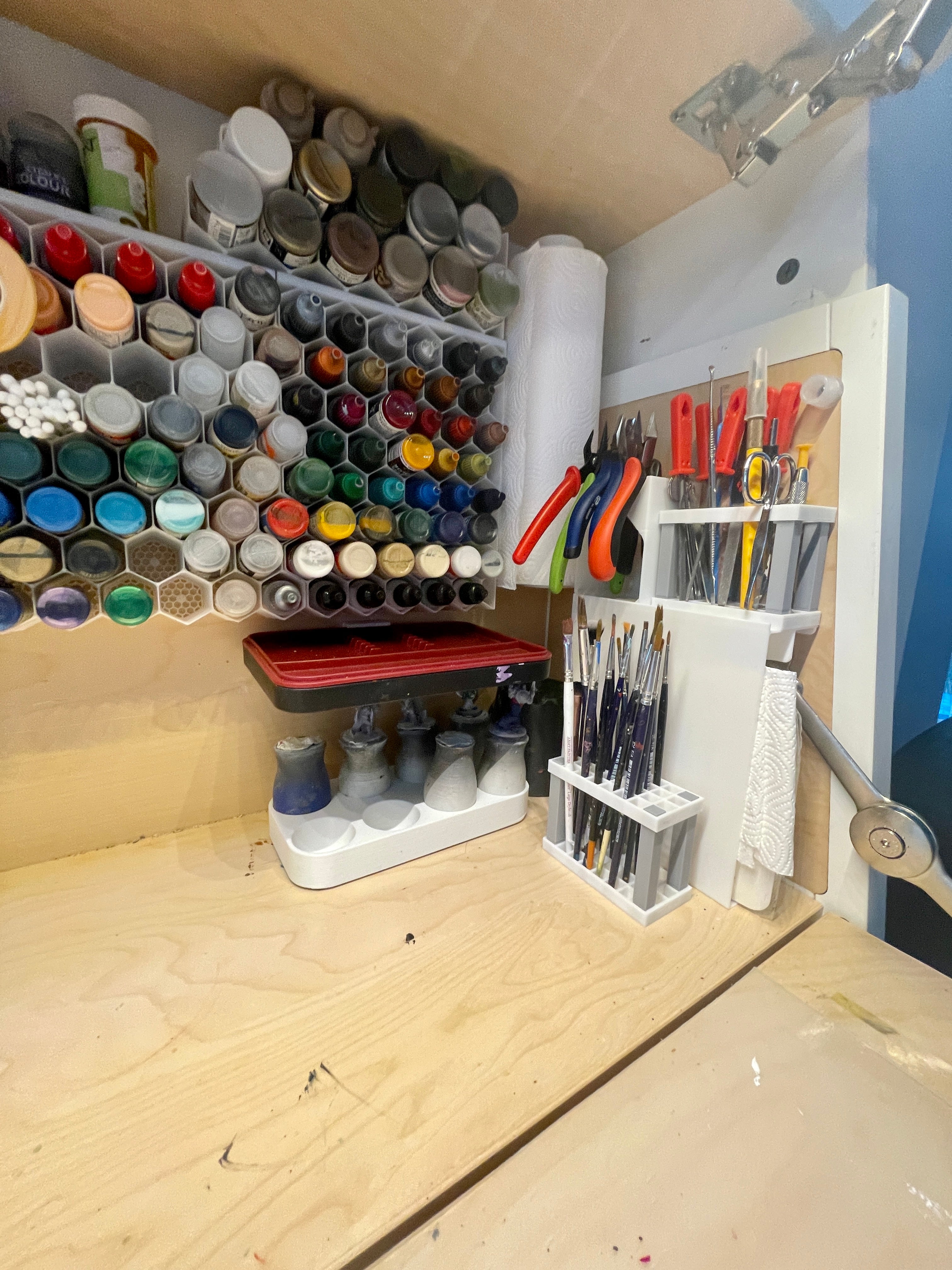 Army Painter Nat Palet Wandmontage - Optimale Ruimte voor Creativiteit