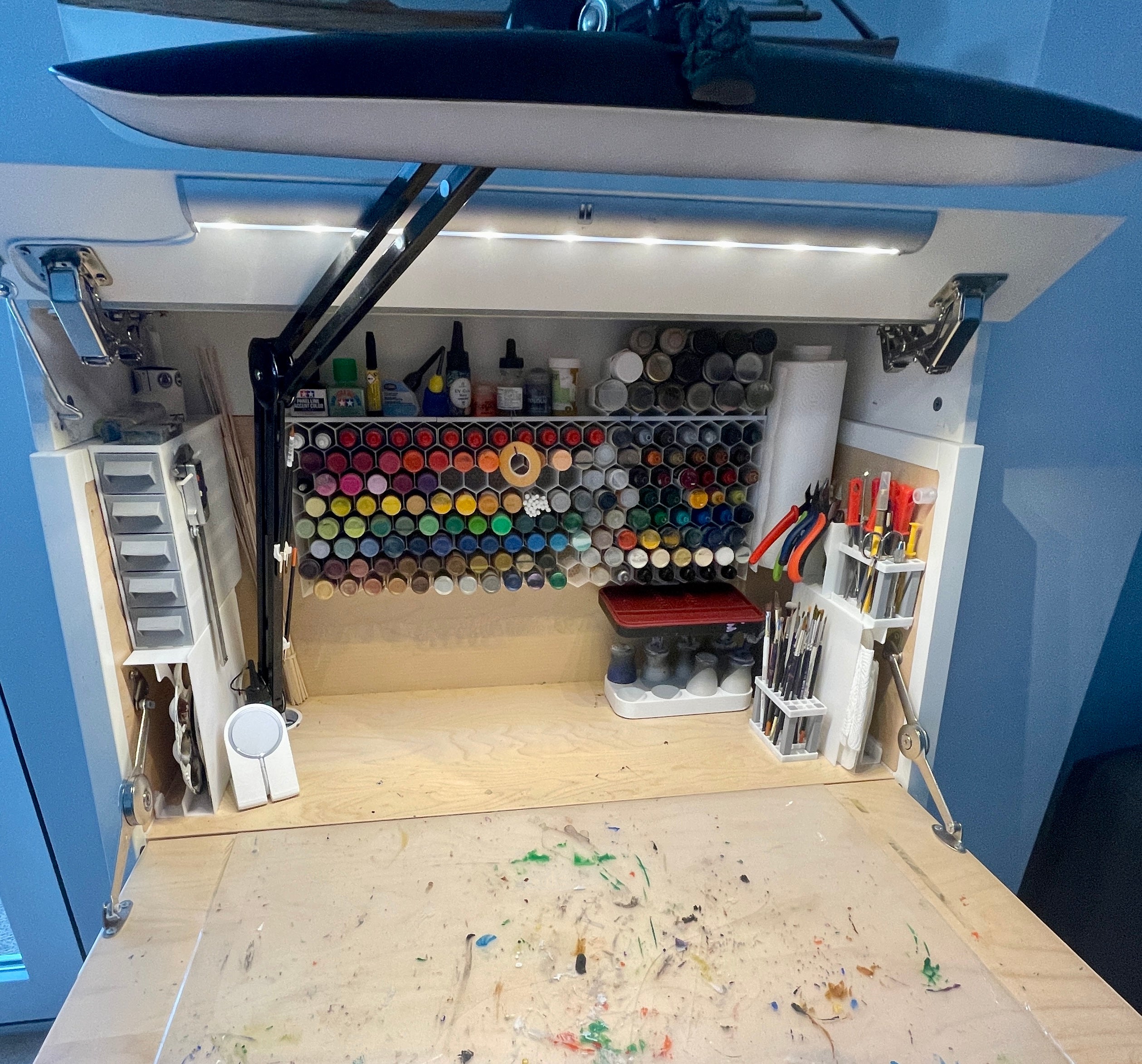 Army Painter Nat Palet Wandmontage - Optimale Ruimte voor Creativiteit