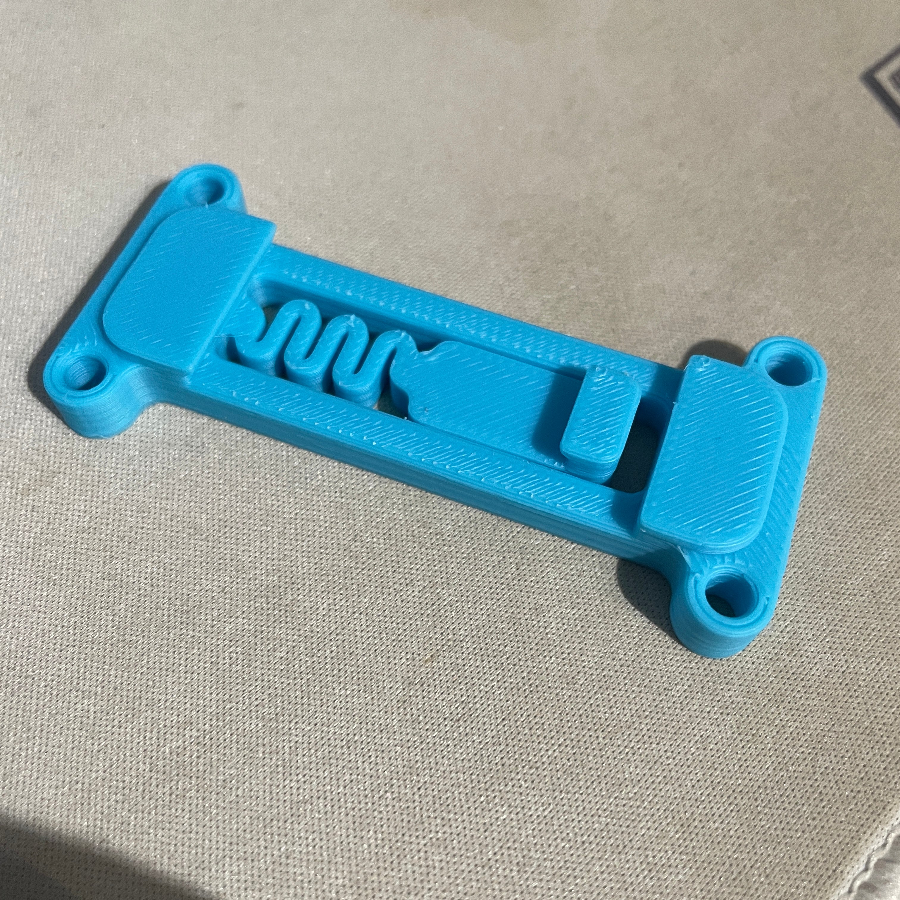 Raspberry Pi Zero 2 W DIN Rail Laagprofielhouder