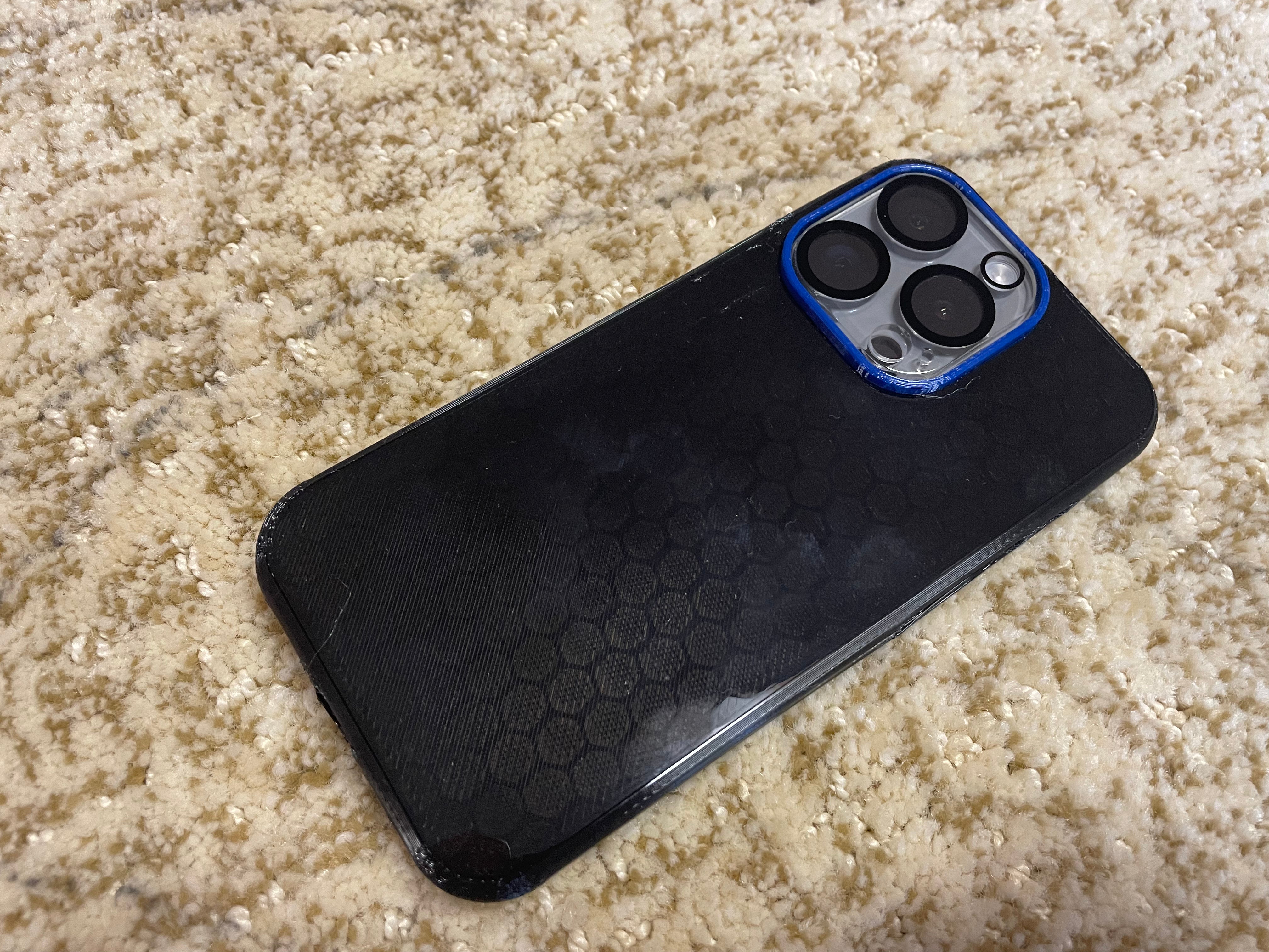 TPU hoesje voor iPhone 15 Pro met camerabeveiliging