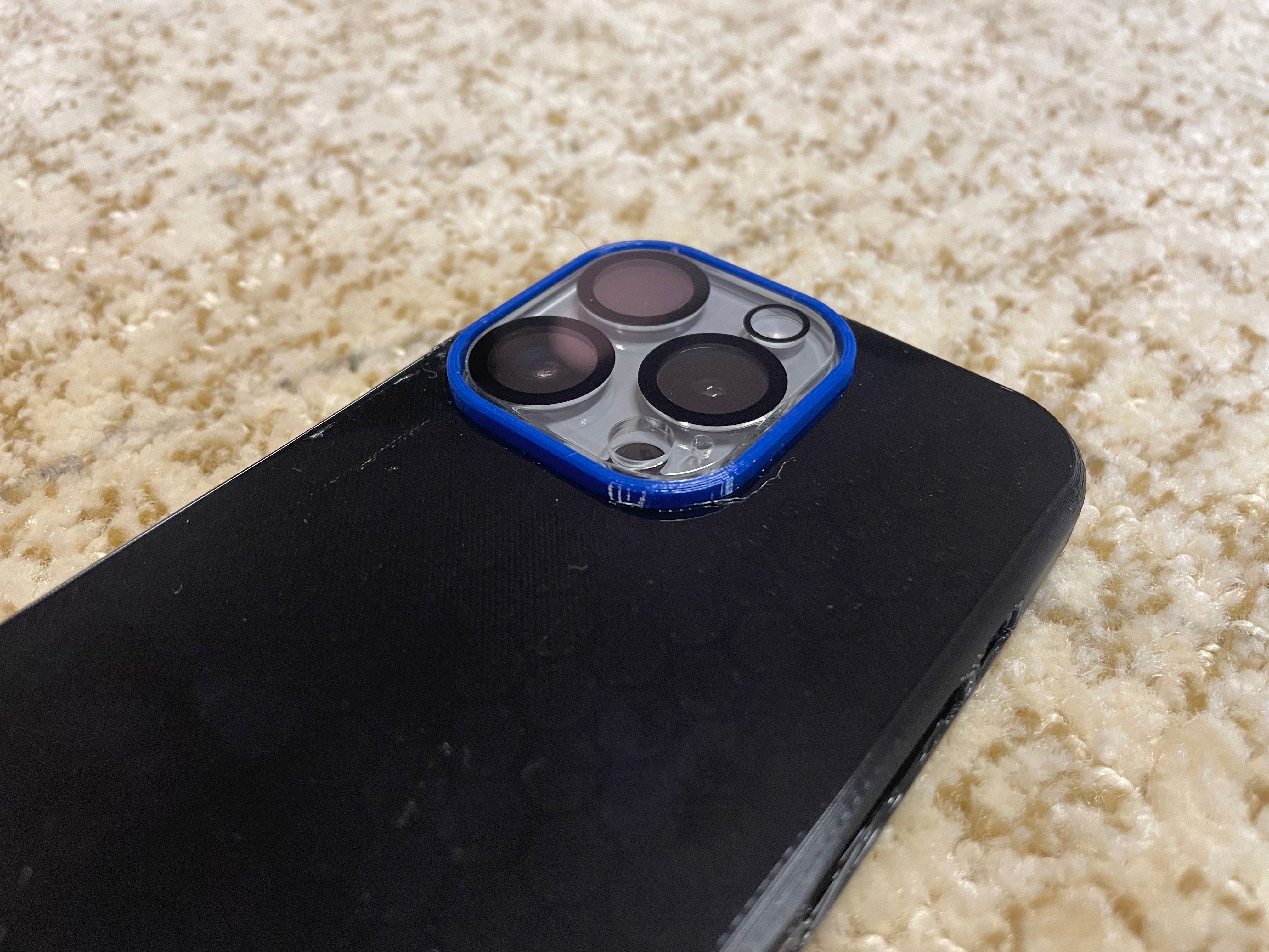 TPU hoesje voor iPhone 15 Pro met camerabeveiliging