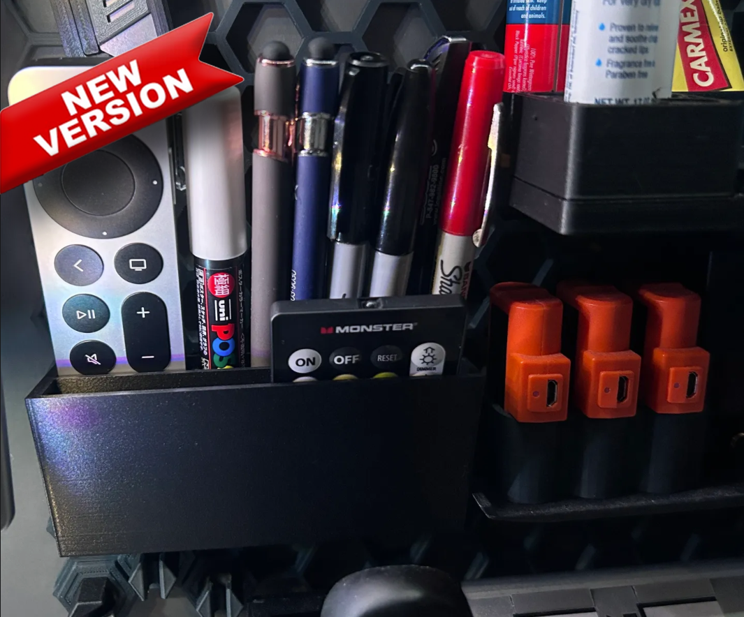 Organizer voor Honingkoekmuur | Multifunctionele houder voor schrijfwaren en afstandsbedieningen
