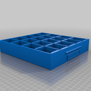 Grote stapelbare onderdelenorganizer met aanpasbare lades