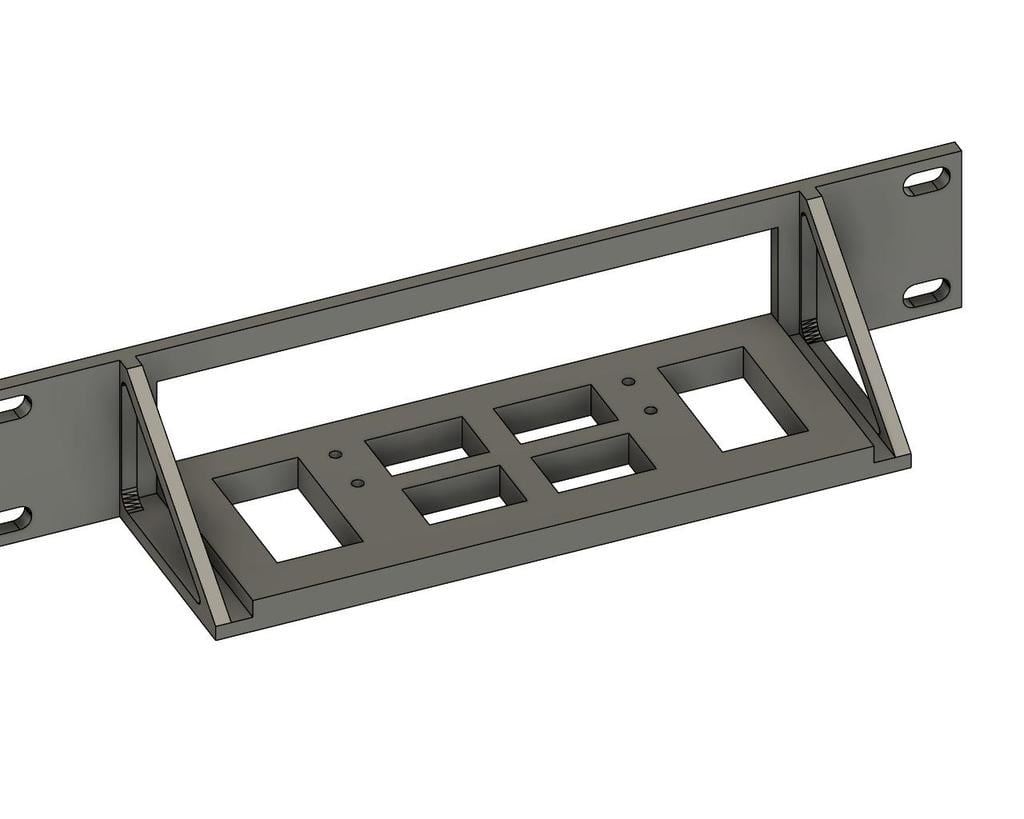 Rackmount voor Netgear GS308 - 10 Inch Netwerkkasten