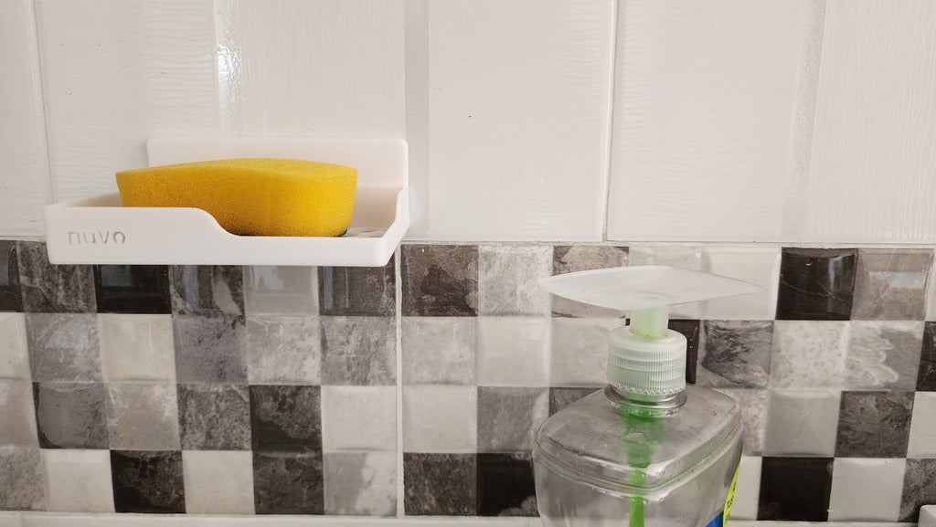 Wandhouder voor keukenspons