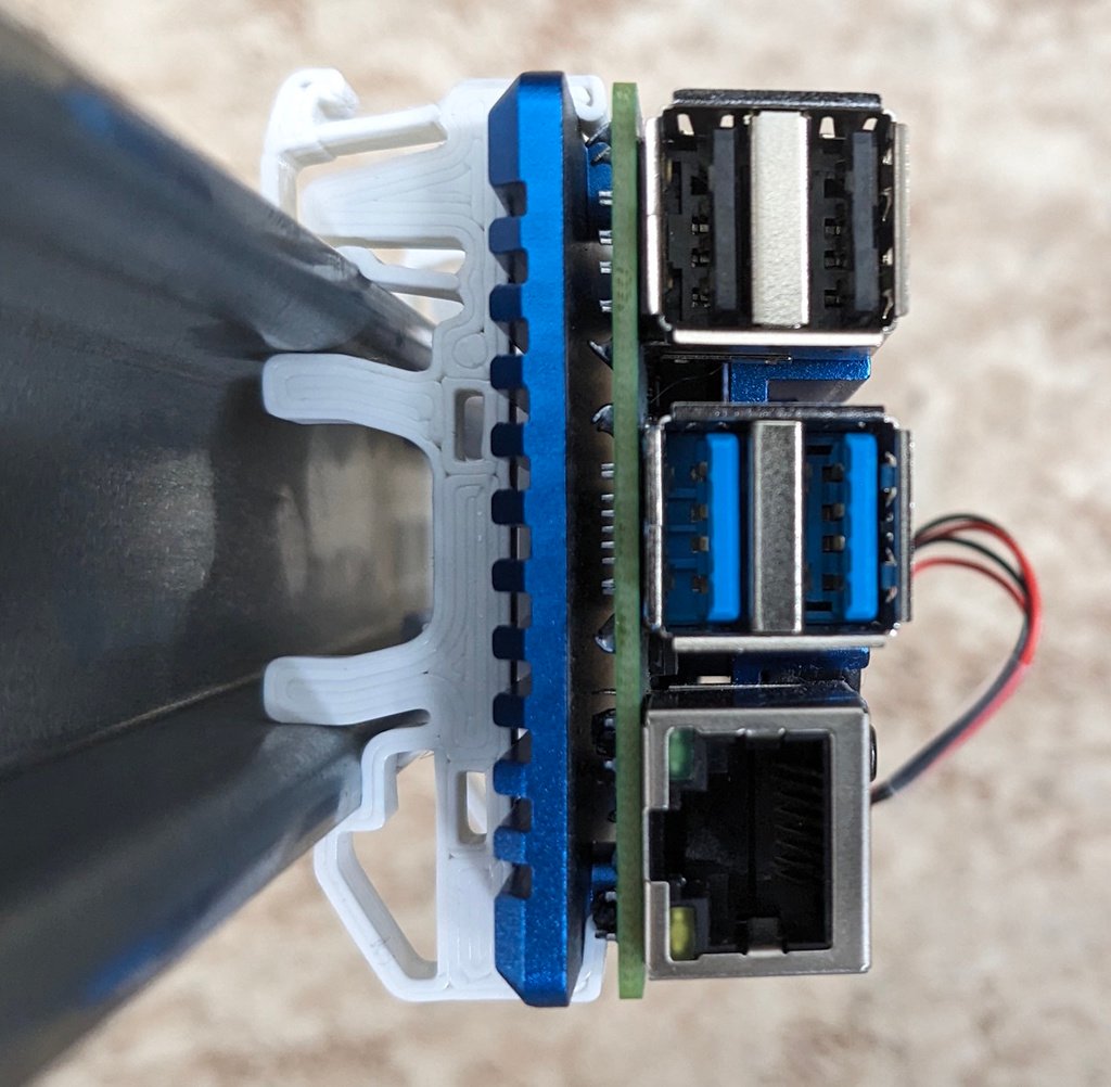 DIN-skinne montagebescherming voor Raspberry Pi 4