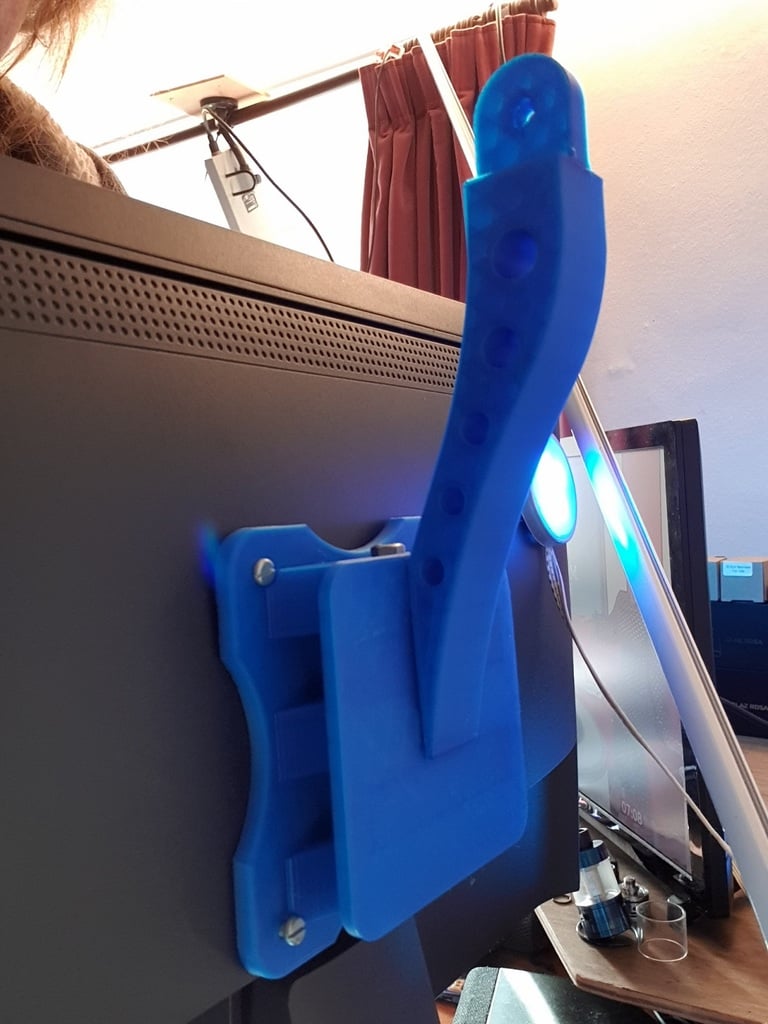 VESA gemonteerde telefoonhouder voor PC-monitor
