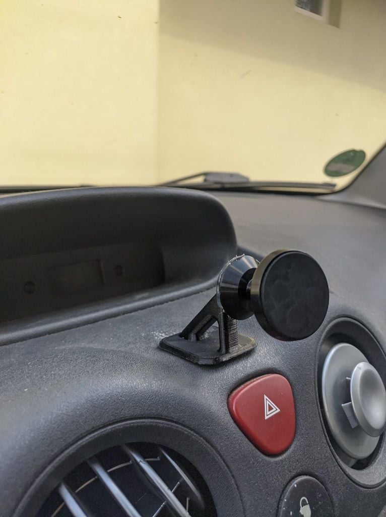 Magnetische autotelefoonhouder voor in de auto