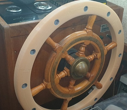 Mockup voor bootstuurwielverlenging