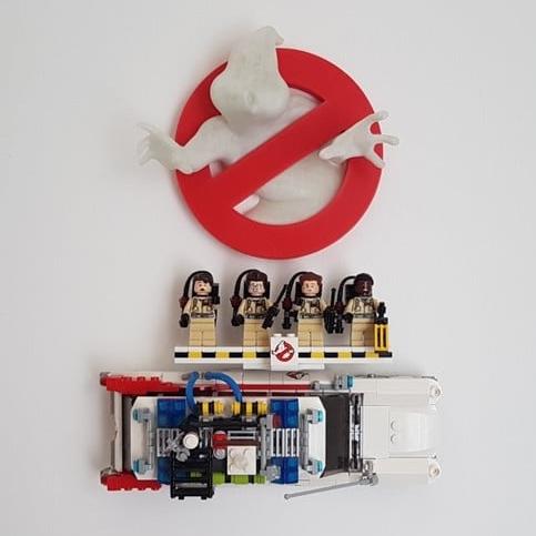 Muurbevestiging voor Lego Ghostbuster Ecto-1 (21108)