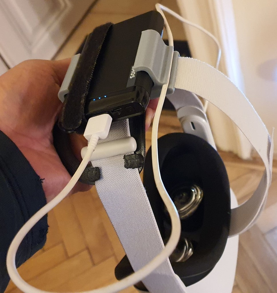 Batterijhouder voor Oculus Quest 2 - Verbeterd Comfort en Speeltijd