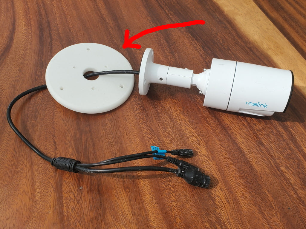 Reolink Camera Platte Wandmontage voor Discrete Kabelinstallatie