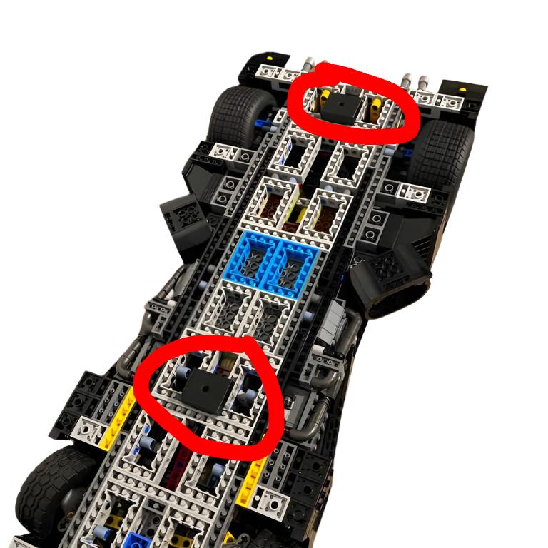 Lego Batmobile Lodret Vægmontering