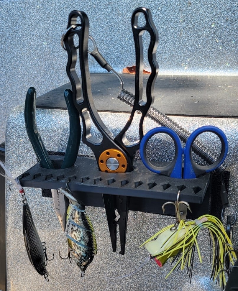 Organizer voor visboot voor haken en tangen