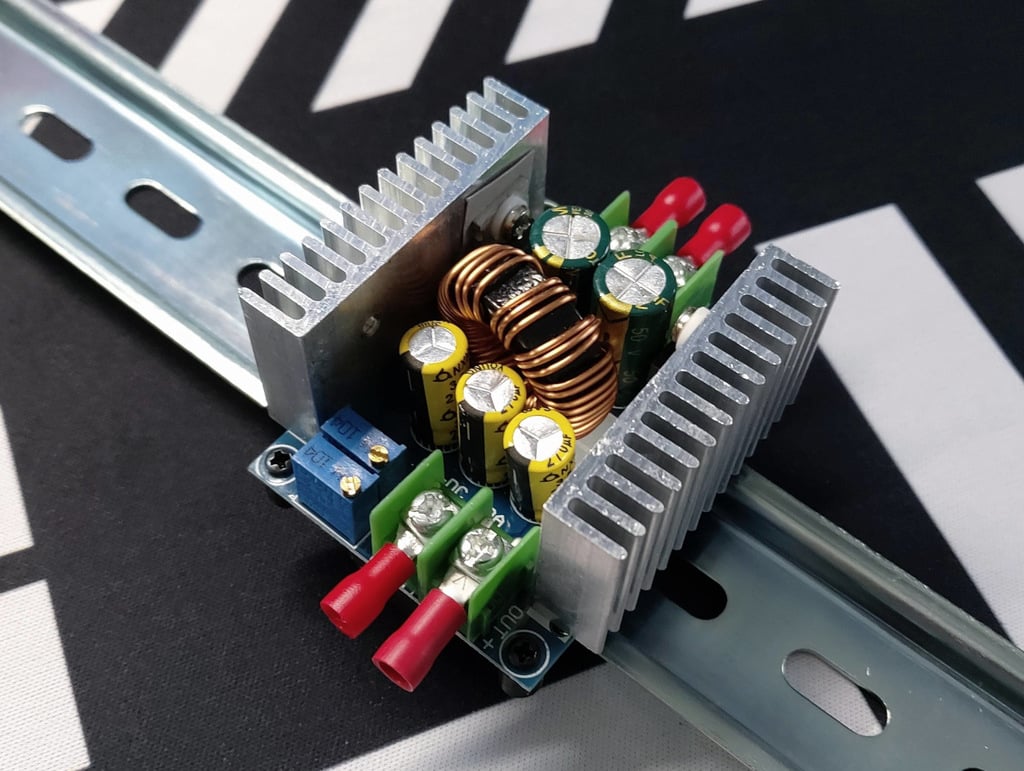 DIN-railbeugel voor 20A 300W Buck Converter