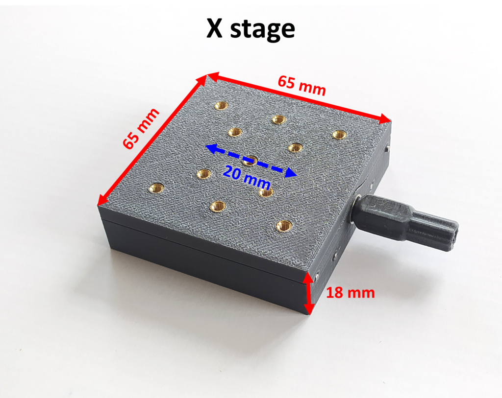 Geprinte lineaire stage met hoge precisie