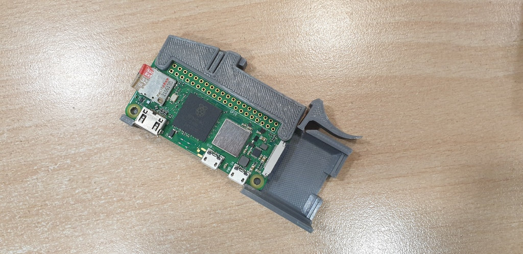 DIN-railmontage voor Raspberry Pi Zero/Zero 2