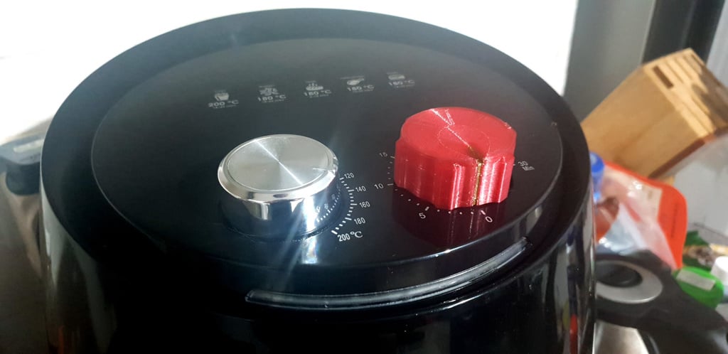 Russell Taylors Air Fryer AF-34 Knop met Geribbeld Handvat