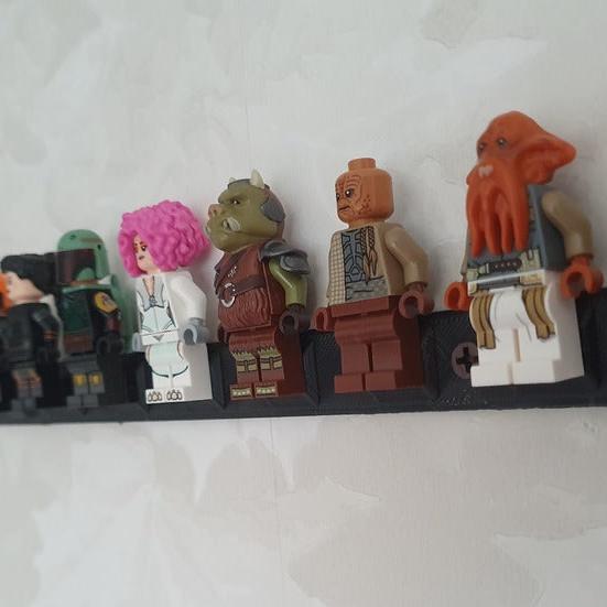 Muurbevestiging voor Lego minifiguren