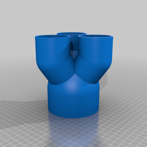 Effectieve 4 naar 2 inch PVC-adapter voor stofafzuiging