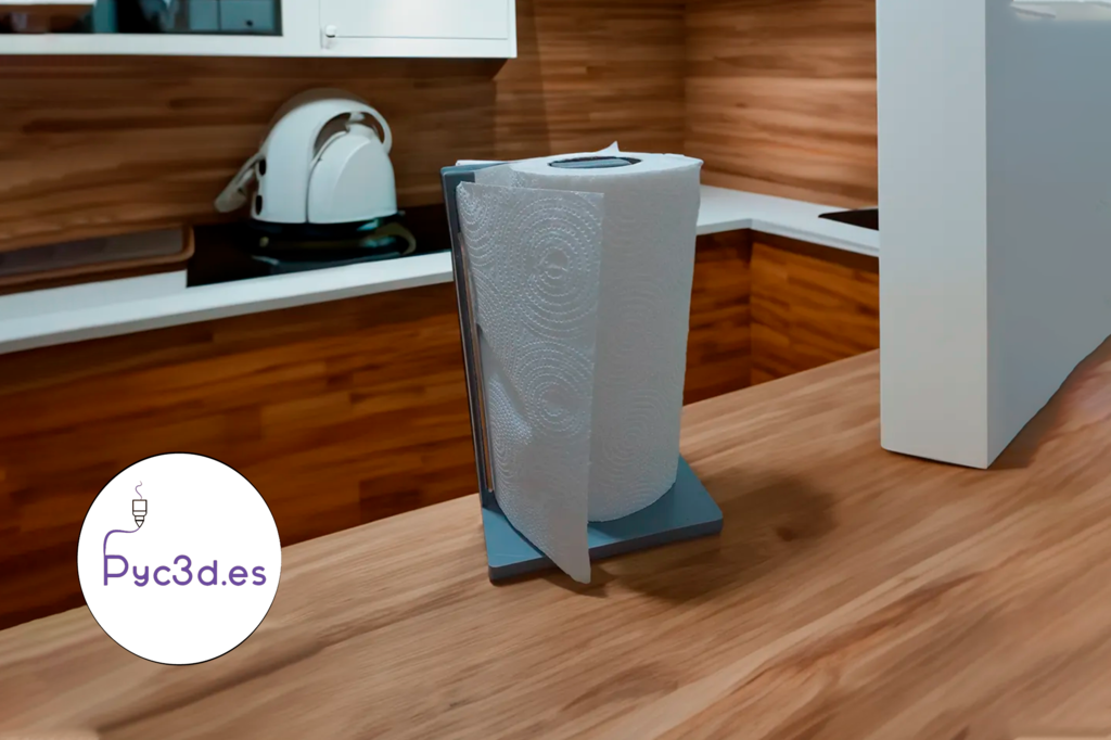 Keukenrolhouder met éénhandige bediening en modern design