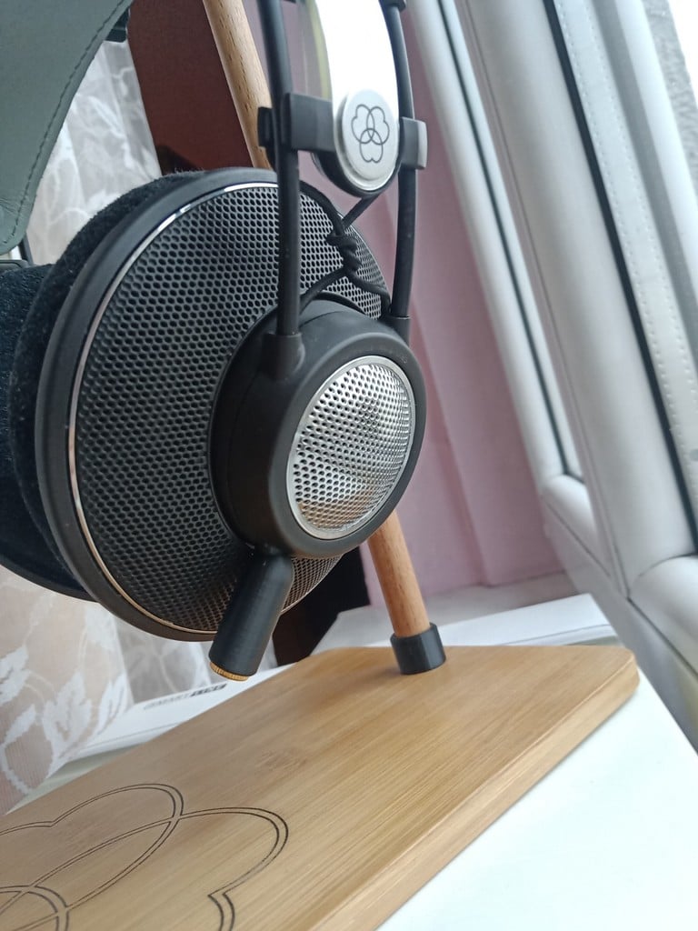 Bevestiging voor afneembare 3,5 mm jackkabel voor AKG K612-hoofdtelefoons