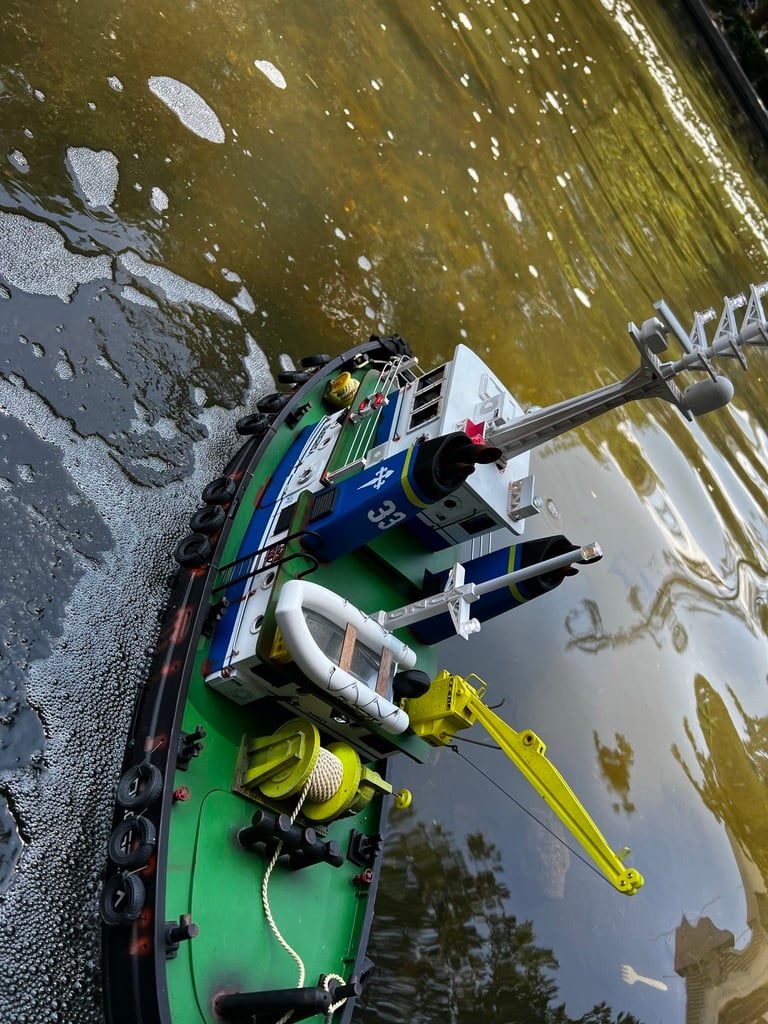 Ankerlier voor sleepboten en werkboten