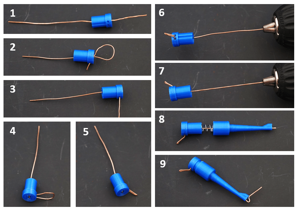 Elektrische clipproef (veerbelast)