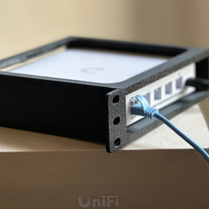 Rackmontage voor UniFi UXG Max / UCG-Ultra (19"/10")