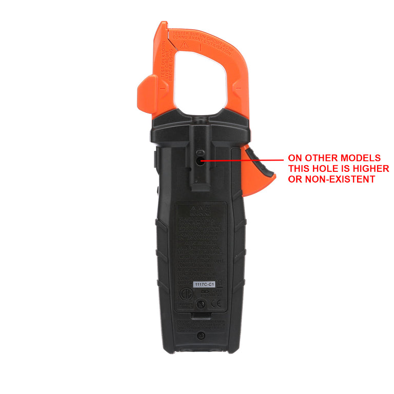 Veilige ophangklem voor Klein CL220/CL390 Tangamperemeter