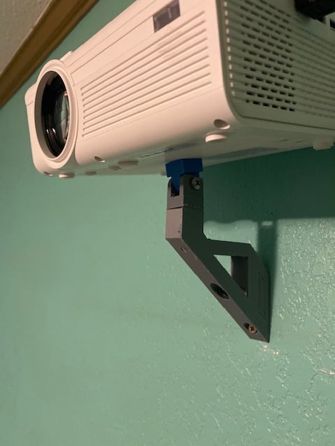 Verstelbare wandmontagearm voor projectoren en camera's
