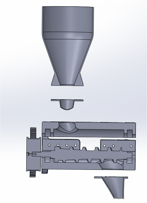 Pellet dispenser - Gecontroleerde uitgifte van pellets