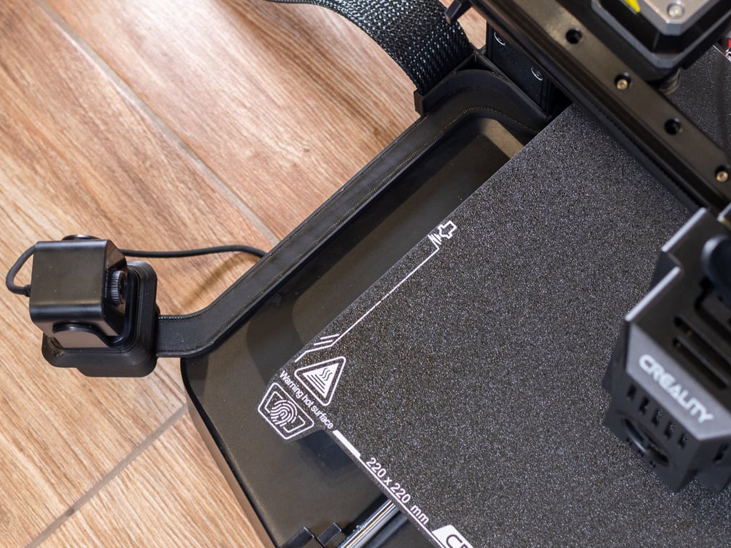 Linker montagebeugel voor Nebula Camera met kabelbeheer voor Ender 3 V3 KE